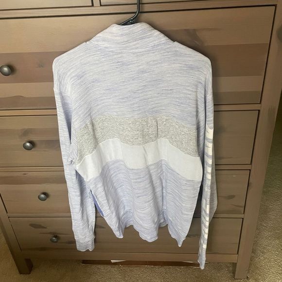 PINK VICTORIAS SECRET women’s purple zip pullover sweatshirt size medium - Picture 5 of 7